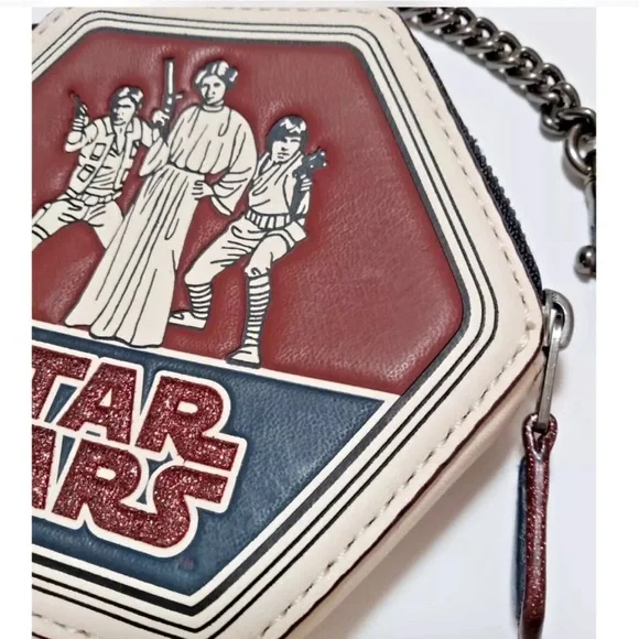 Collectible Coach Star WarsLimited Edition Coin Purse w WristletChain